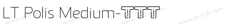 LT Polis Medium字体转换